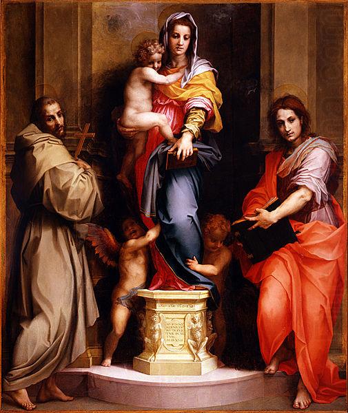 Andrea del Sarto Madonna of the Harpies china oil painting image